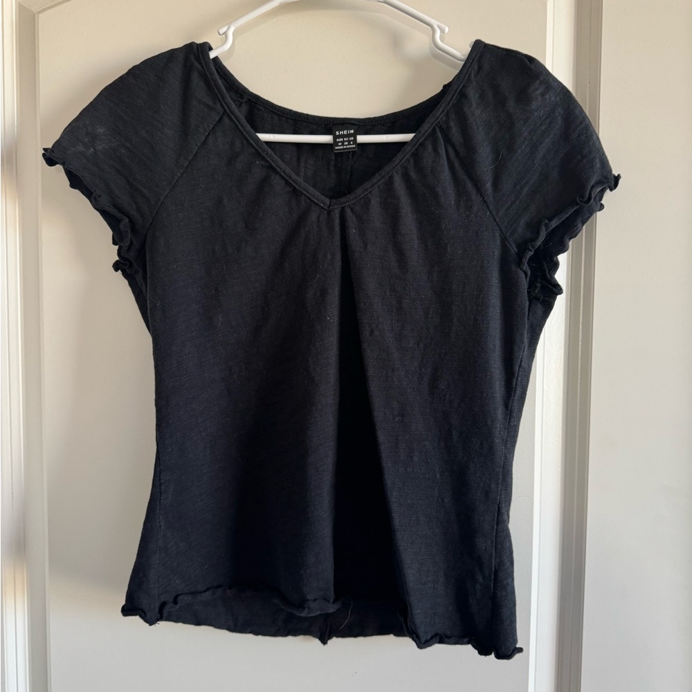 Brandy Melville Black Short Sleeve Top